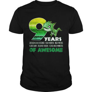 T-Rex Dinosaur 9Th Birthday Shirt